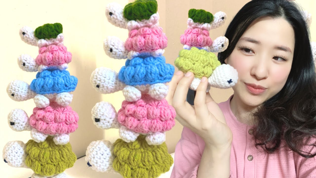 Crochet Turtle amigurumi - Crochet tortoise - Móc con rùa