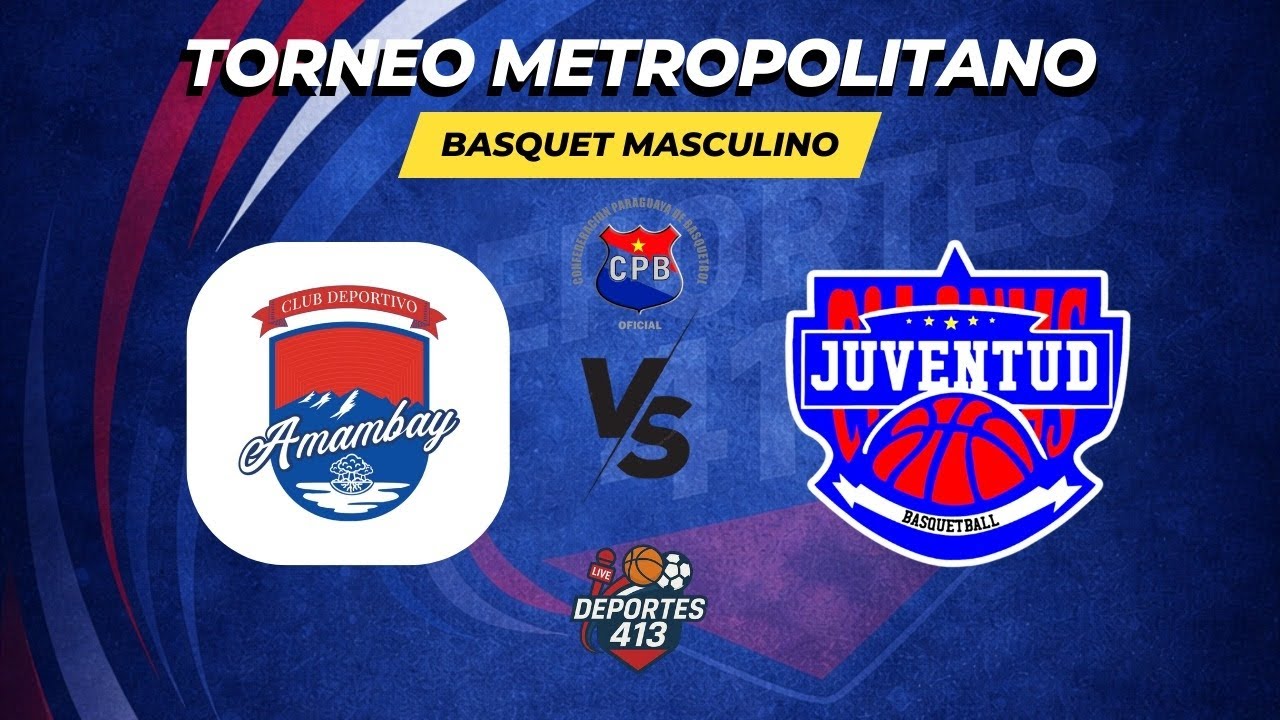 EN VIVO: Deportivo Amambay vs Juventud Hohenau | Torneo Metro CPB | Masc.U13