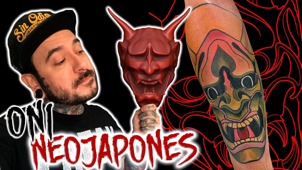 Tatuaje mascara ONI // Explicado paso a paso 👺😈