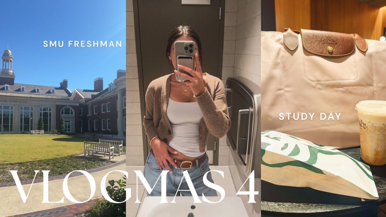 vlogmas 4 | smu student | study day |