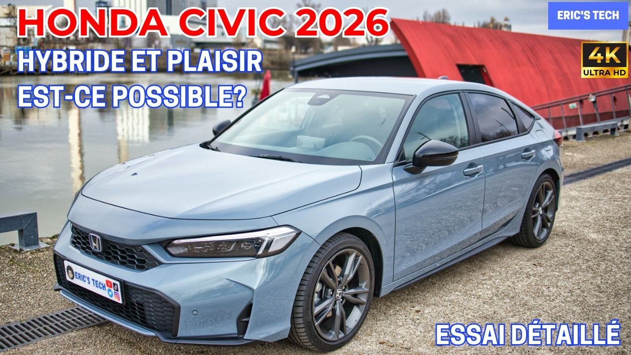 Nouvelle Honda Civic e HEV 184ch 2026