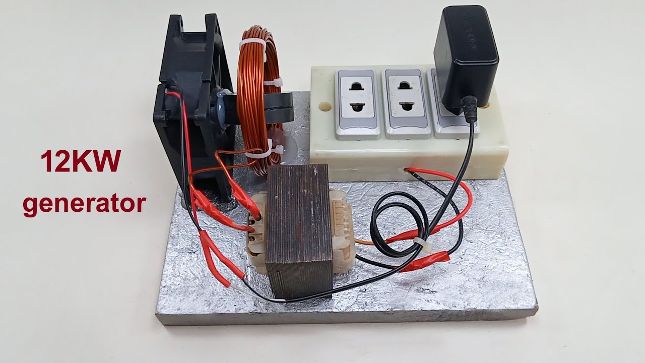 how to make free electricity energy 230v direct current generator 12kw energy with transformer