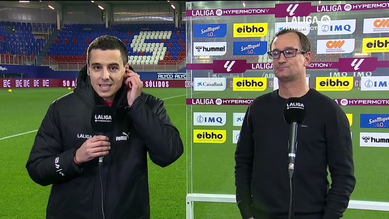 Calentamiento SD Eibar vs CD Mirandés