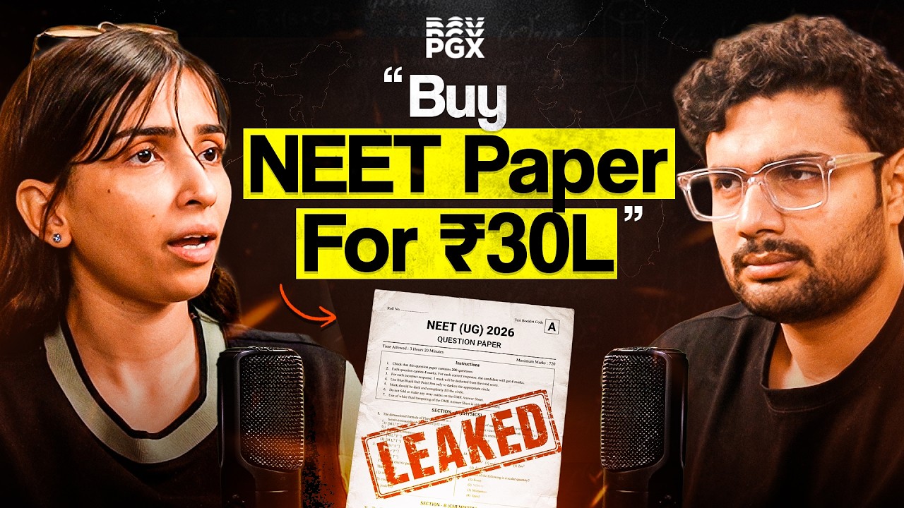 &ldquo;NEET paper was sold for ₹30 lakh 1 month before the exam&hellip;&rdquo; &mdash; Dr Rakshita Singh