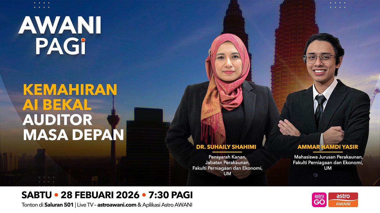 [LANGSUNG] #AWANIpagi | Kemahiran AI Bekal Auditor Masa Depan | 28 Februari 2026