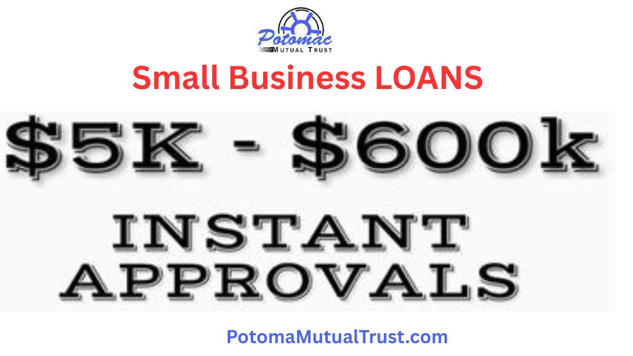 Small Business Loans: Business Working Capital Funding & Equipment Financing - Potomac Mutual Trust