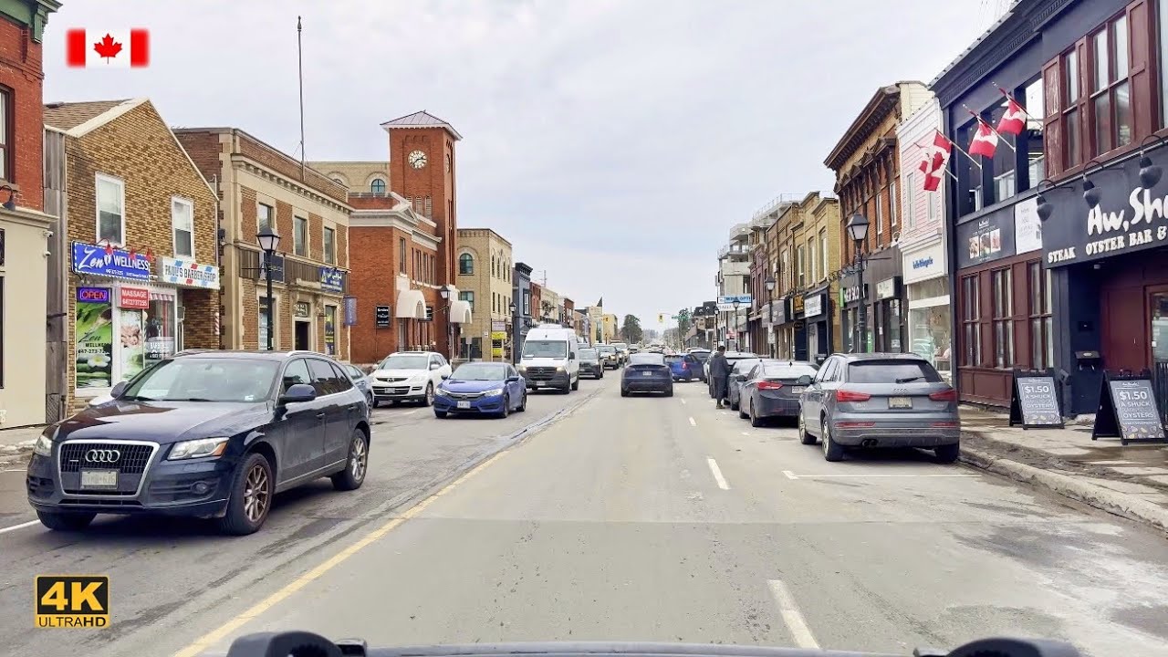 🇨🇦 Driving CANADA - AURORA Ontario Canada
