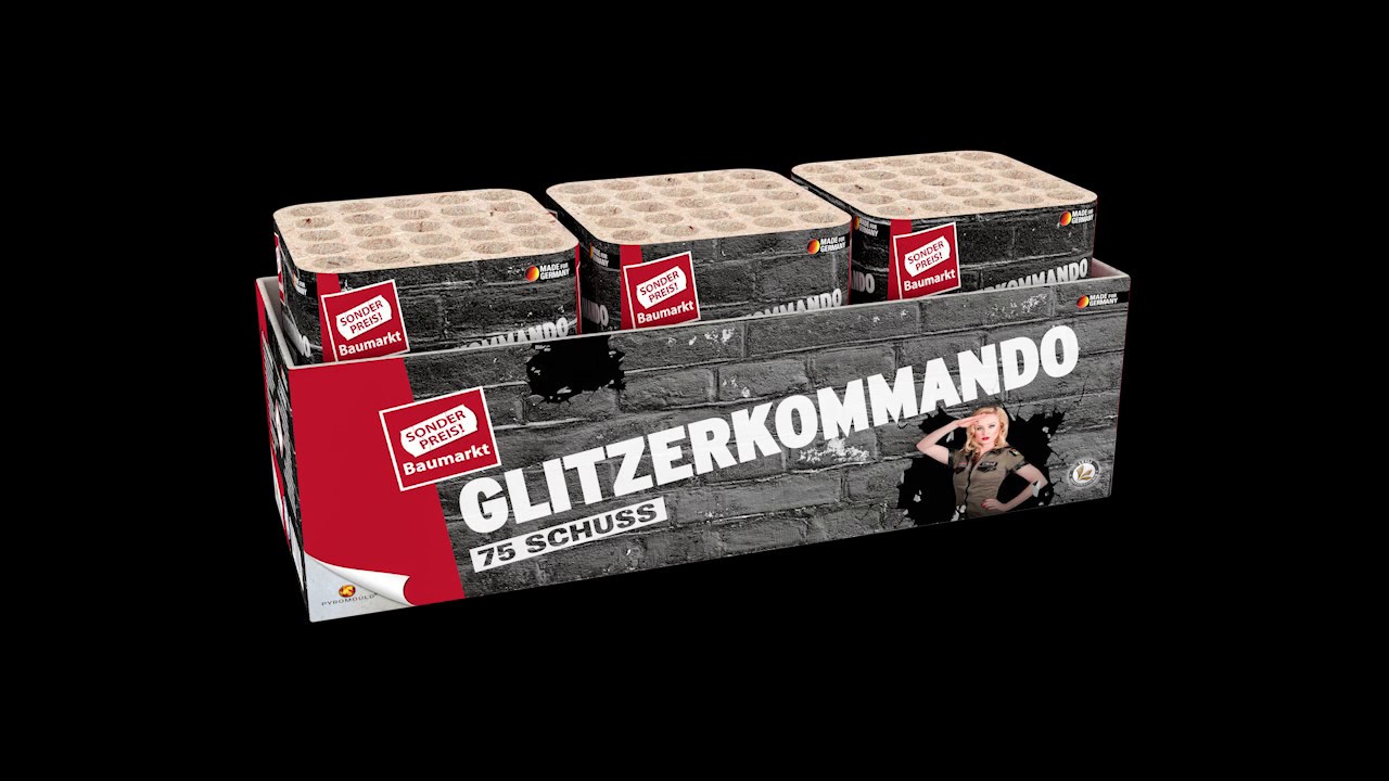 Feuerwerk - Glitzerkommando - Sonderpreis Baumarkt