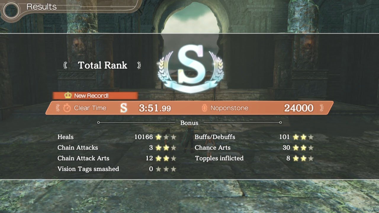 Sparks Fly, You Die CHallenge in 3:51:99 S Rank Restricted Xenoblade Chronicles Definitive Edition