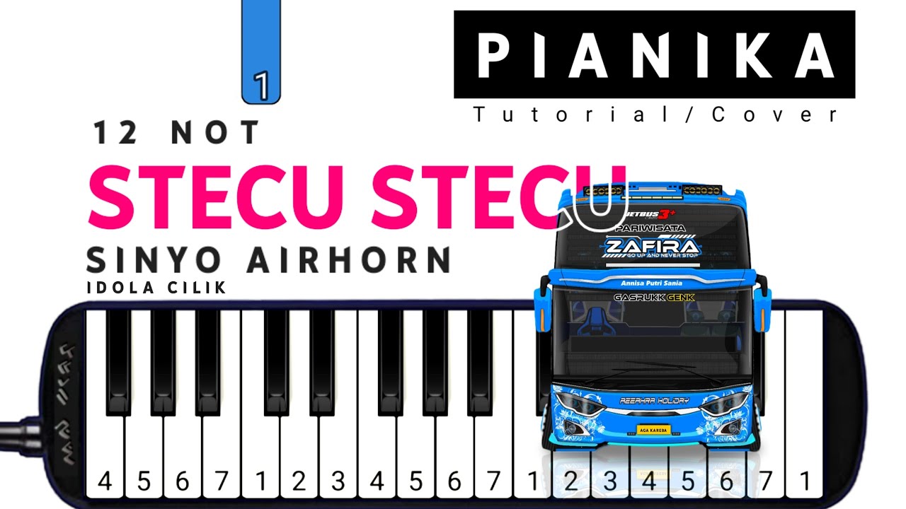 Pianika Telolet Basuri *STECU STECU* Modul SINYO - Tutorial Pianika
