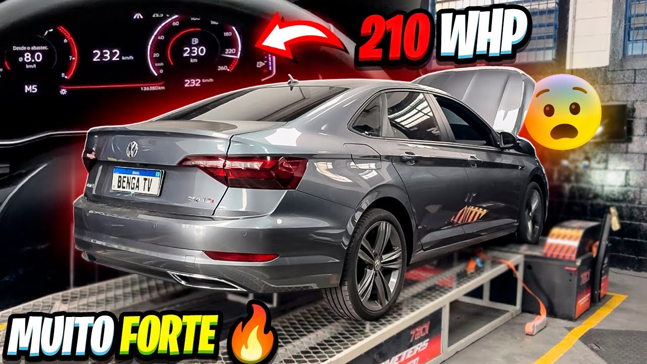 O JETTA 1.4 TSI ULTRAPASSOU OS 230 KM/H NO STG 3 BENGA TV!