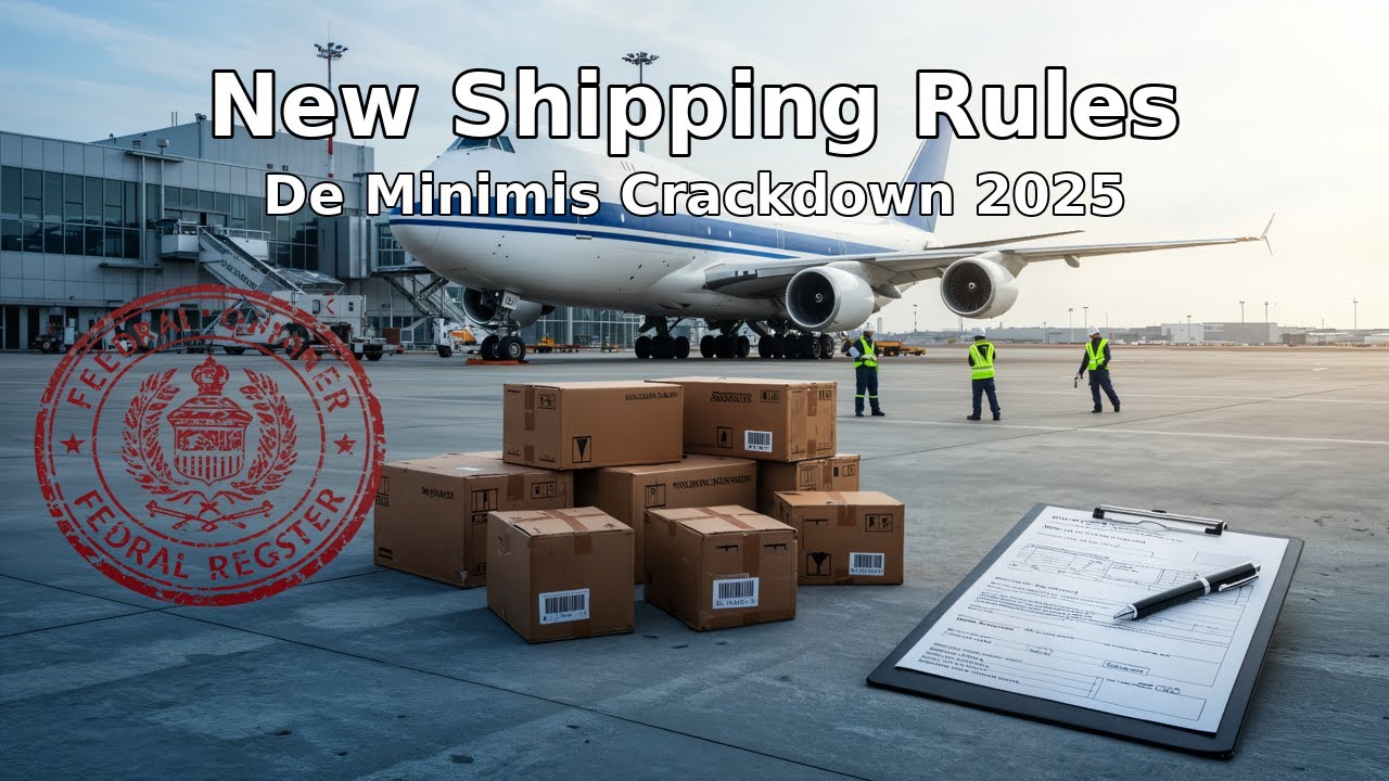 Big Changes to International Shipping: New De Minimis Requirements Explained