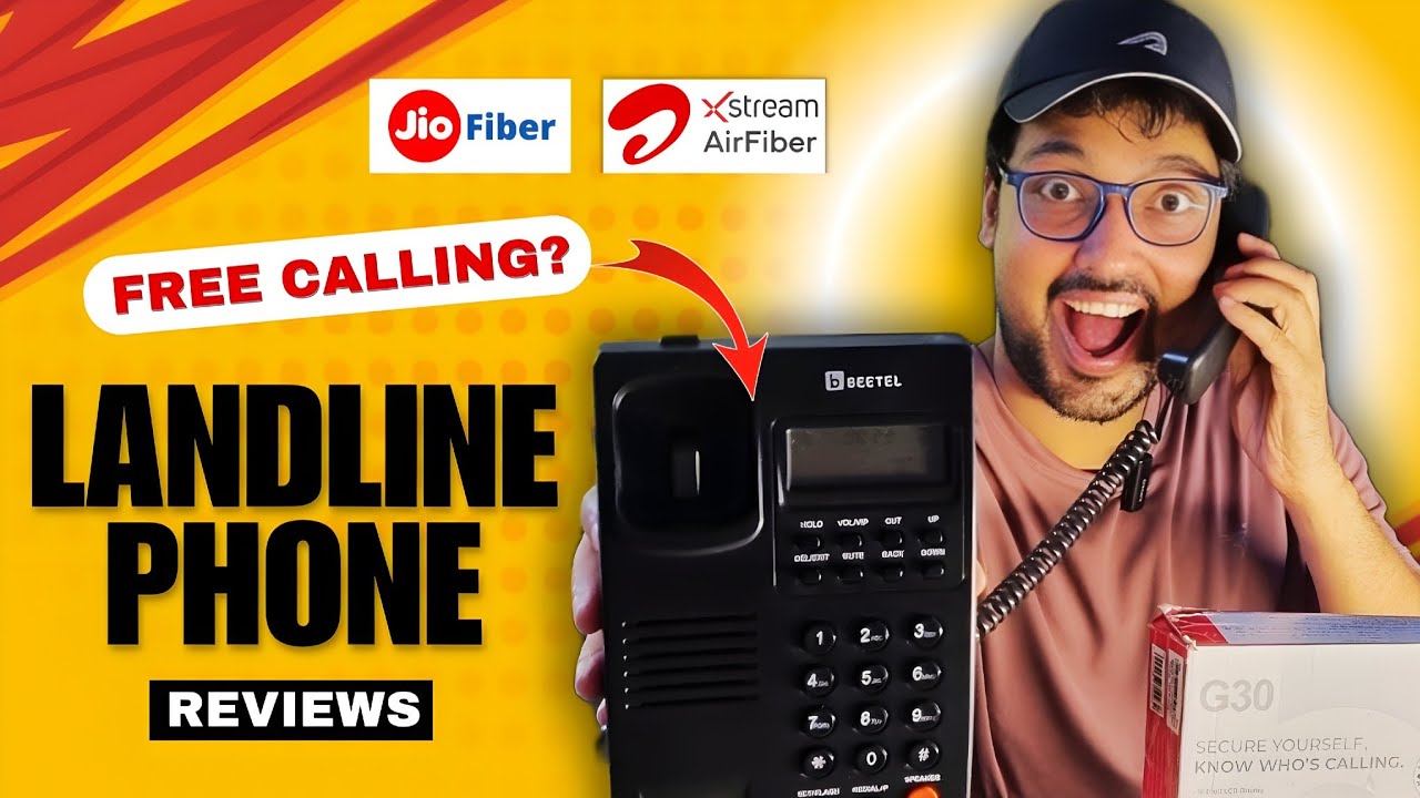 UNLIMITED CALLING 🤩 Best Landline Phone for Jio Fiber/Airtel Fiber ft. Beetel G30