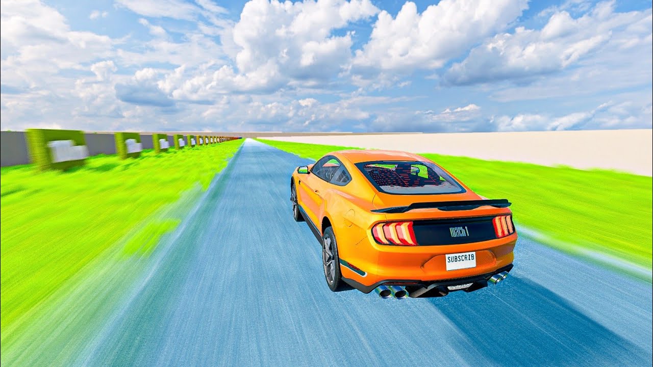 Instant 1000 KMH Acceleration and braking test: Which BeamNG Car Survives! 🔥 - BeamNG Drive #68
