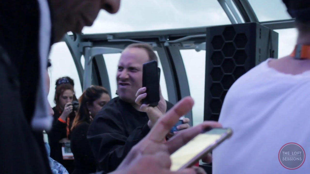 David Morales at the i360 tower - Brighton Music Conference 2019