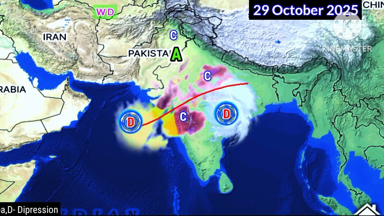 South Asia Next 25 Days Weather Forecast System North Indian Ocean Bay Of Bengal. 