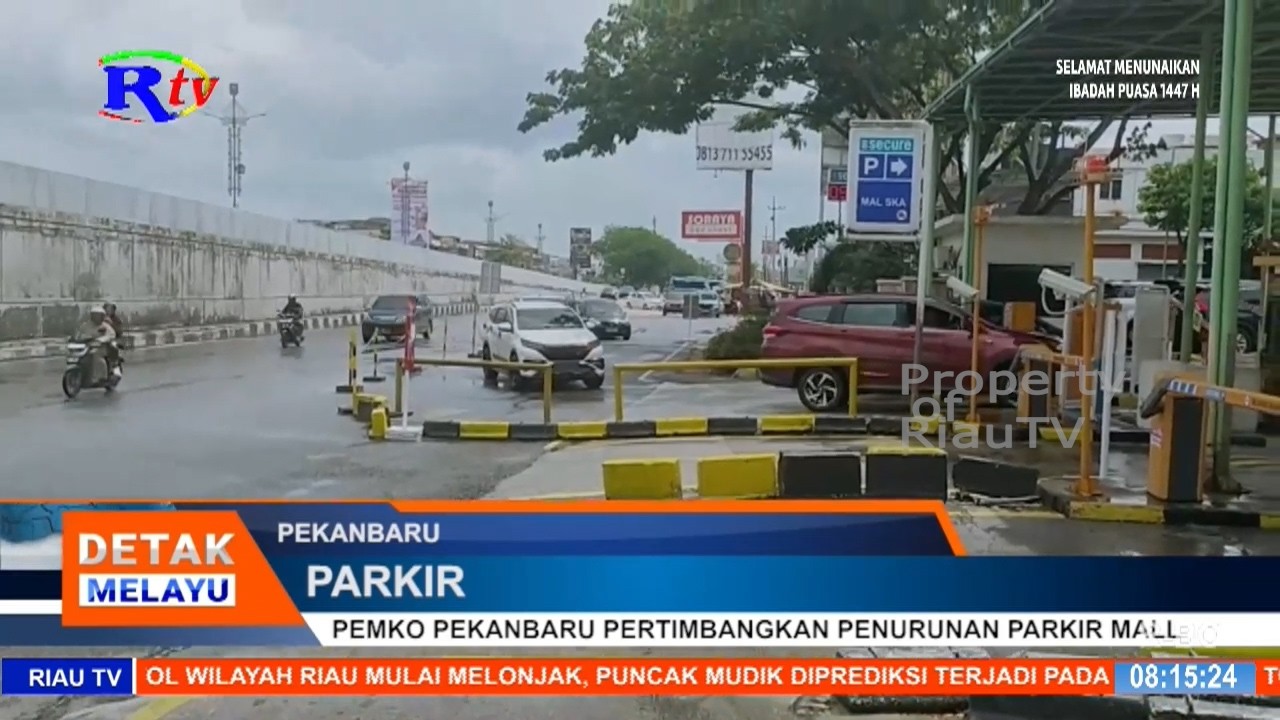 PEMKO PEKANBARU PERTIMBANGKAN PENURUNAN PARKIR MAL