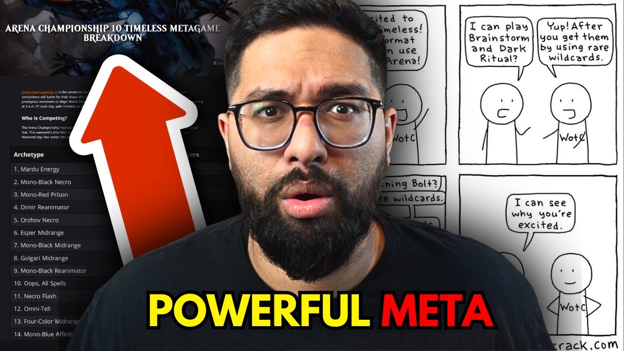 Magic Players Missed Arena Championship 10 - The Timeless Meta Is Competitive! | MTG Meta Discussion