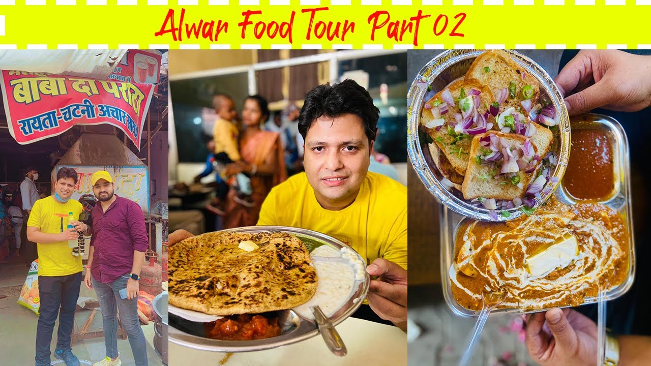 Alwar Food Tour Part 02 Famous Baba Da Paratha, Nikka Egg Center, Krishna Chat Corner | Magic Foodie