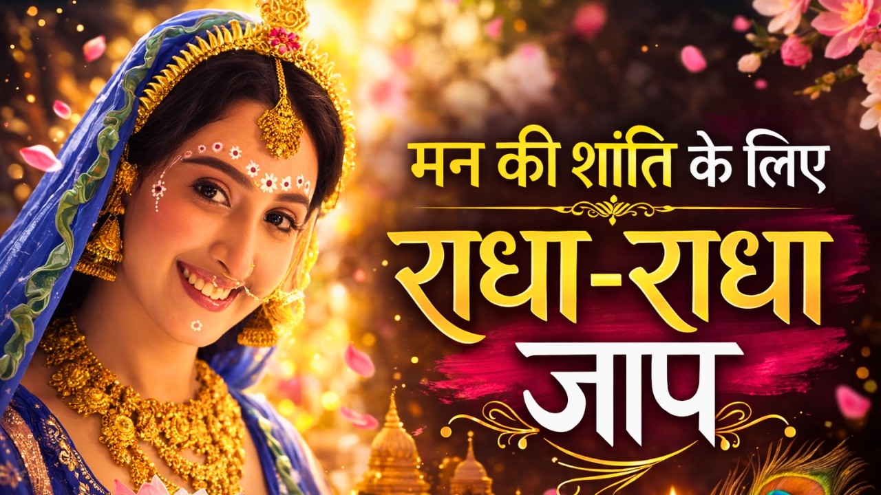 Radha Radha Jaap 11000 Times | अखंड श्री राधा नाम जप | Shri Radha Naam Dhun | Radha Rani Bhajan