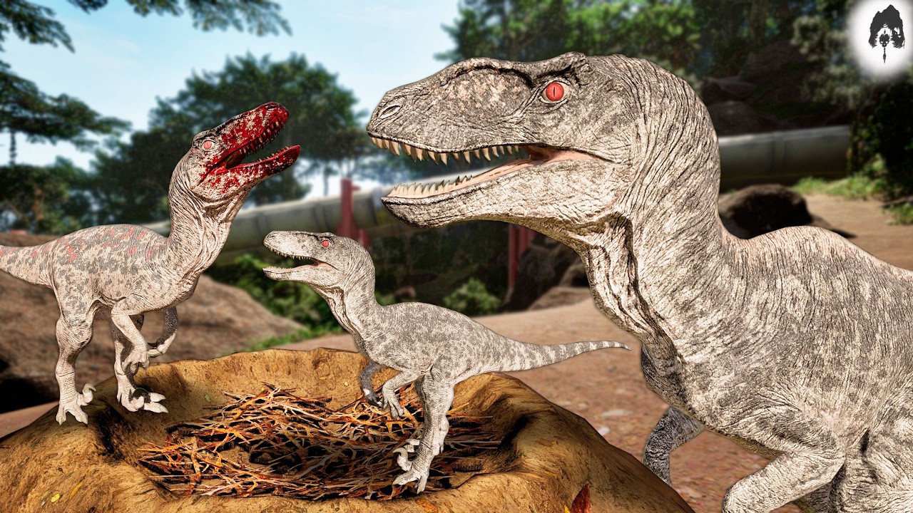 The Isle | NOVA FAMILIA E CLÃ DOS RAPTOR ALBINO! T-Rex Me Expulsou, Mas Acabou Caindo Na Armadilha!🤍