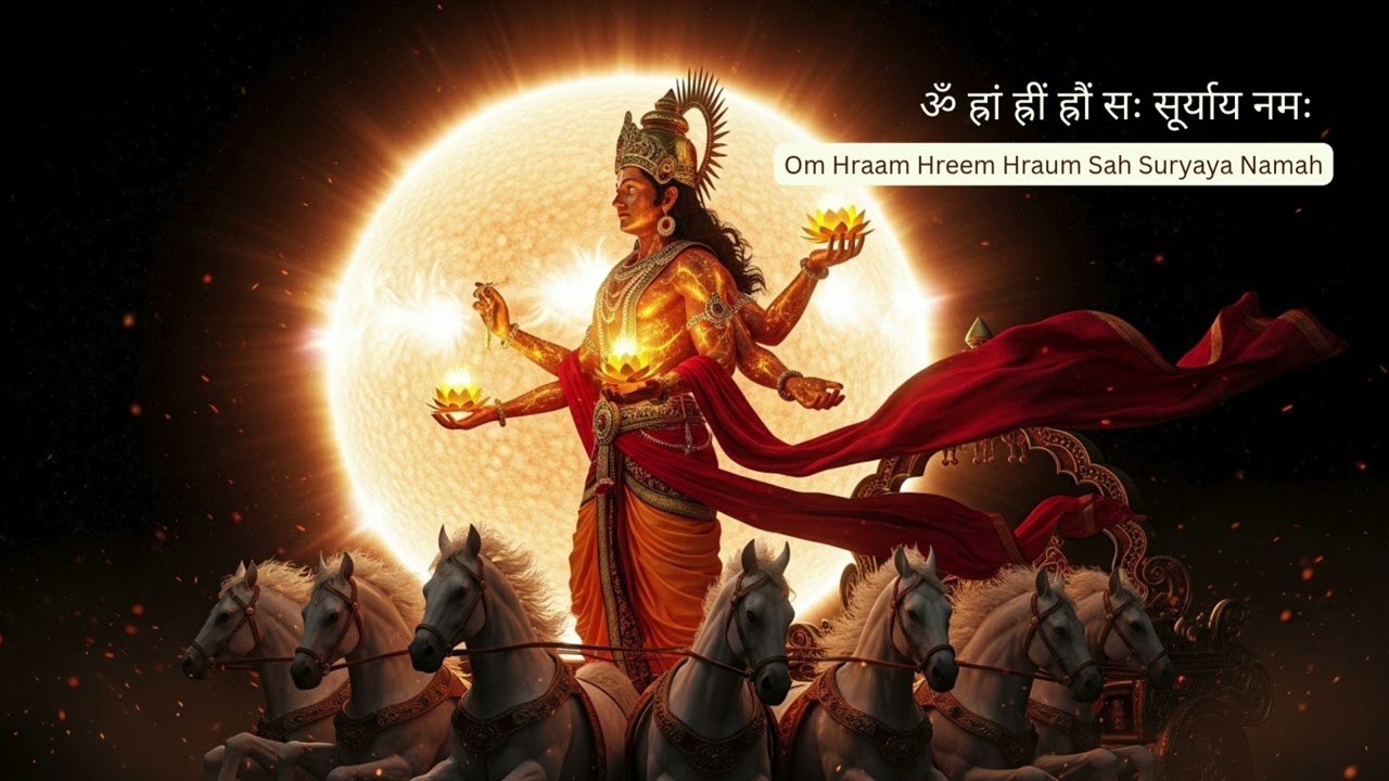 Surya Beej Mantra | Jyotish Remedy for Sun | Surya Dosha & Dasha Mantra | Chitta Dhyana Astrology