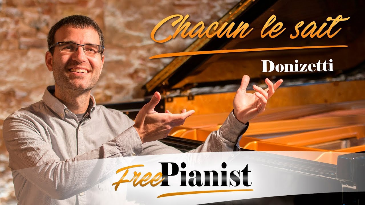 Chacun le sait, chacun le dit - KARAOKE / PIANO ACCOMPANIMENT - La fille du régiment - Donizetti