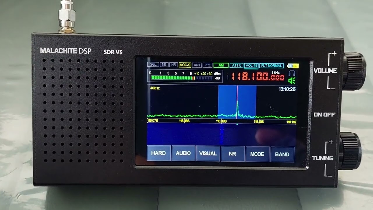2023 Malachite DSP SDR V5 - Auto Switch Hi Z & 50Ω Mode (Optional Board) Fully Activated 1.10d.
