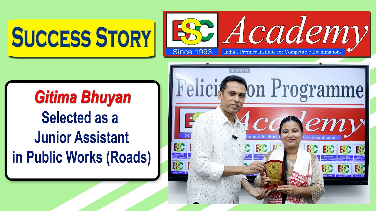 How Gitima Bhuyan Cleared ADRE 2.0 | Selection in PWD (Roads) | BSC Academy Guwahati