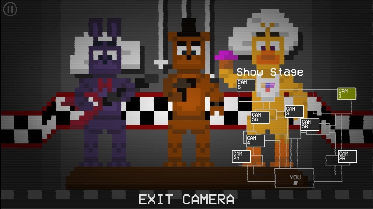 FNAF 1 (2D) Fan yapımı oyun