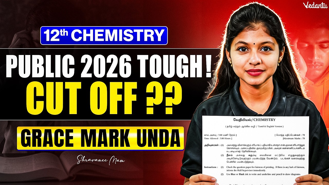 12th Chemistry | Revenge on Students Why? Tough Question Paper Analysis & Grace Mark Shravanee Ma'am