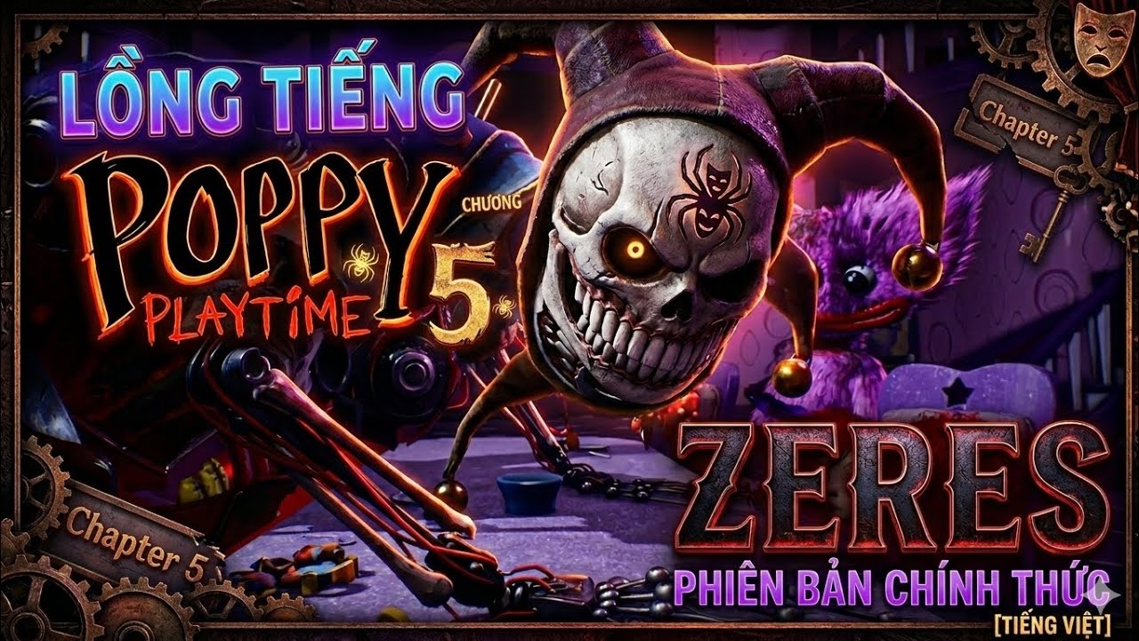 Lồng Tiếng POPPY PLAY TIME 5 Tiếng Việt! #poppyplaytime#lồngtiếng 