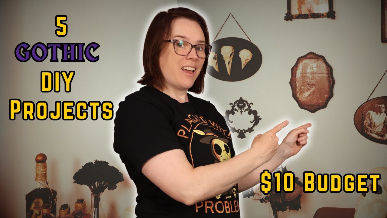 Witchy Room Decor - 5 Gothic DIY Projects Under $10