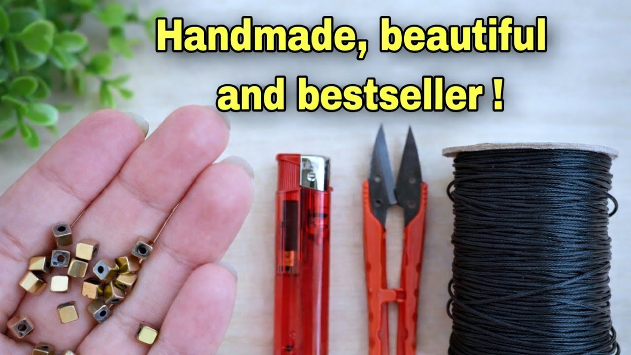 I Made This Bracelet With Just String and Beads — Now It’s a Bestseller🥰 easy tutorial