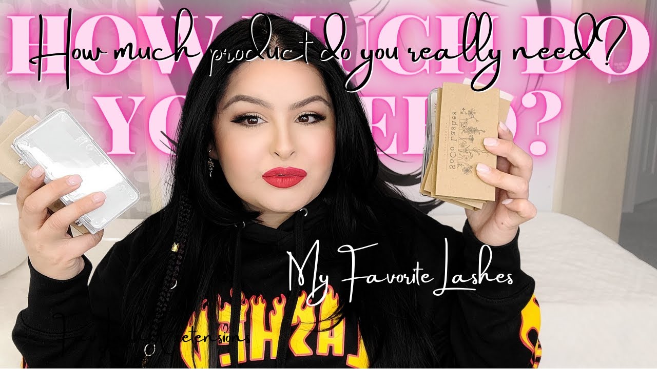 How much Product (lashes) Do you need as a Beginner Lash Artist || Favorite Lashes