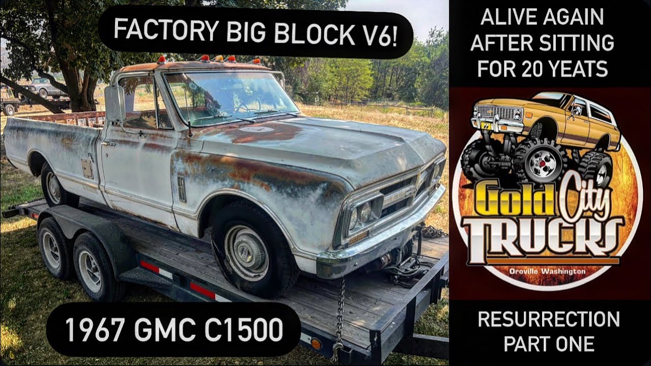 Factory Big Block 305 V6! 1967 GMC C1500 Alive Again After Sitting For 20 Years
