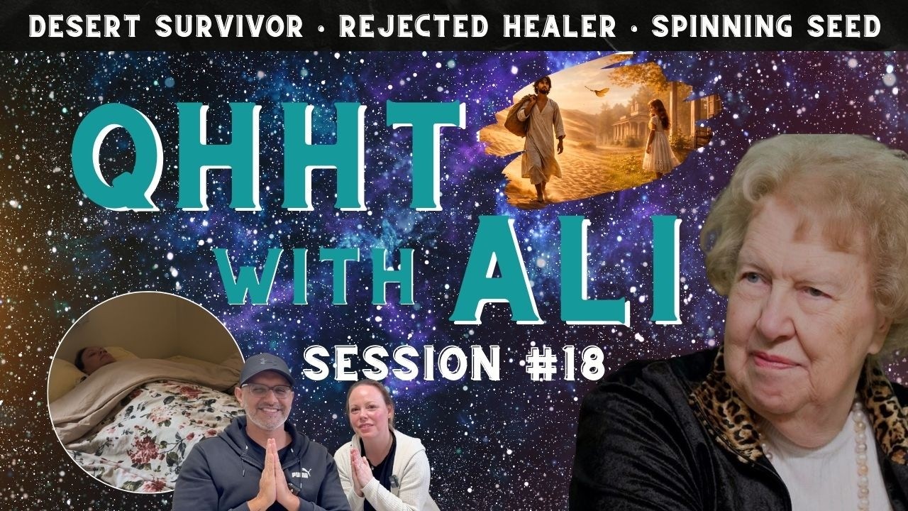 Session #18 – QHHT with Christine – Desert Guardian, The Rejected Healer & The Spinning Seed 🍂🔥✨