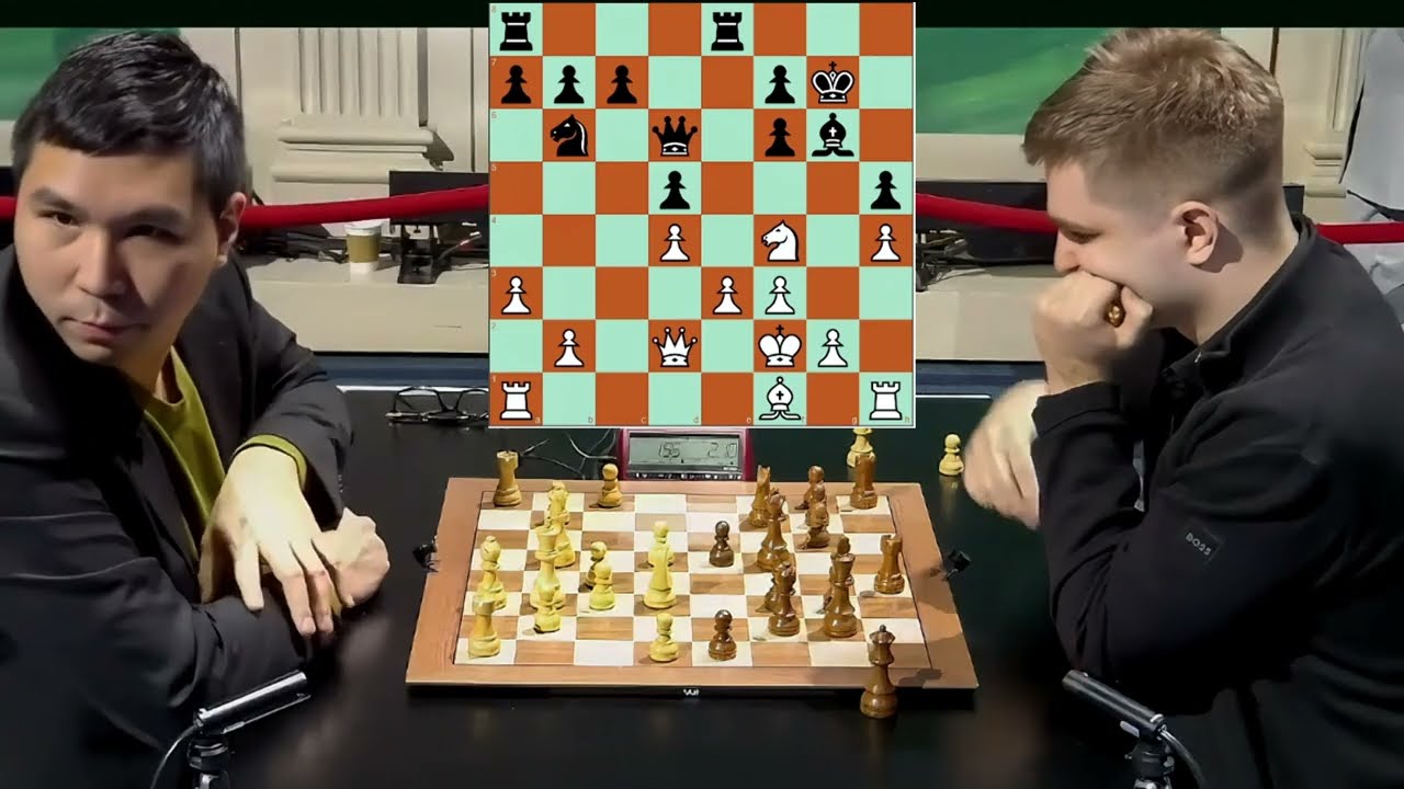 Wesley So 2803 vs. Alexey Sarana 2689 / FIDE World Blitz / Nimzo-Indian Defense / Wesley 