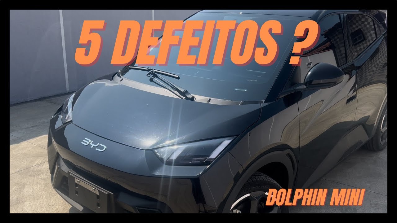 CINCO DEFEITOS DO BYD  DOLPHIN MINI !!!