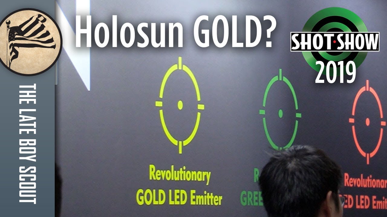 Holosun Gold Reticle?! - SHOT Show 2019