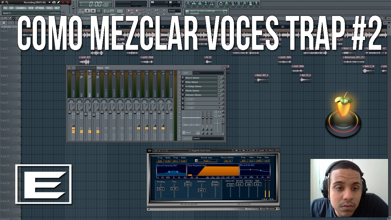 FL Studio Tutorial- Como Mezclar Voces Trap #2-2017!