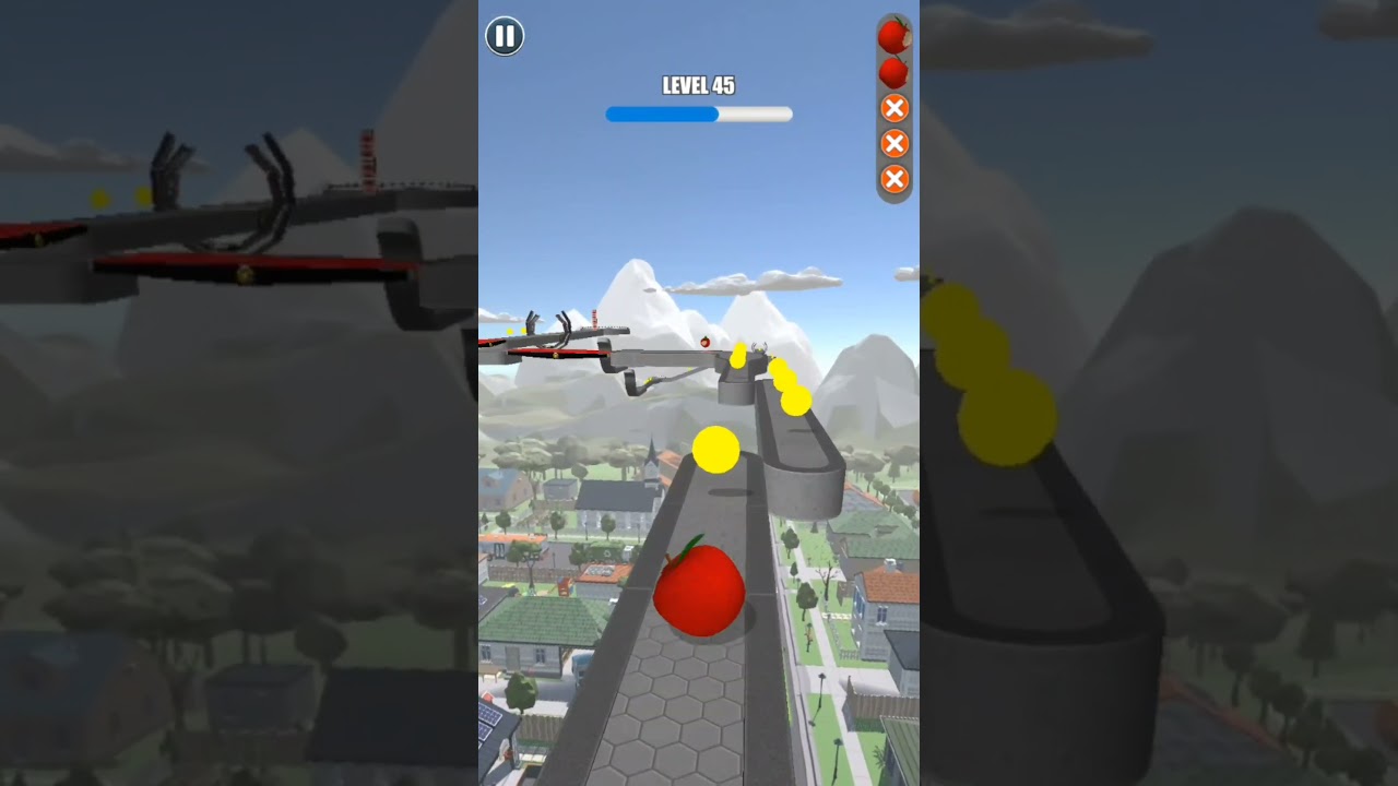 Rolling  Ball Sky Escape Gameplay Level  45