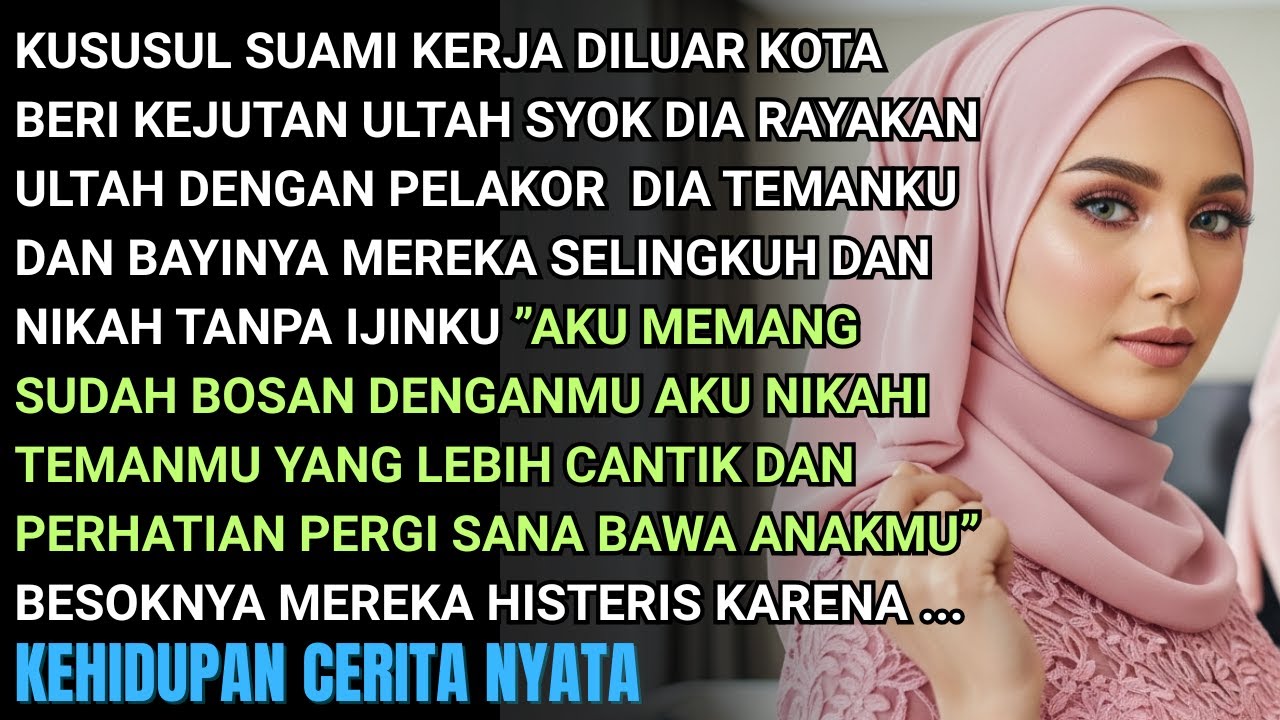 BERI KEJUTAN ULTAH SUAMI YG SEDANG DINAS SYOK DIA RAYAKAN DG TEMANKU-MREKA SLINGKUH NIKAH TNP IJINKU