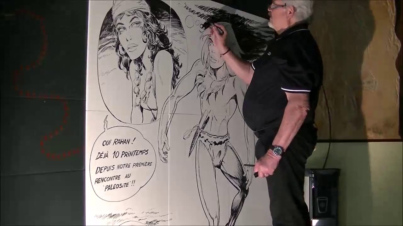 Paléosite - Rahan et Pierrette par André Chéret