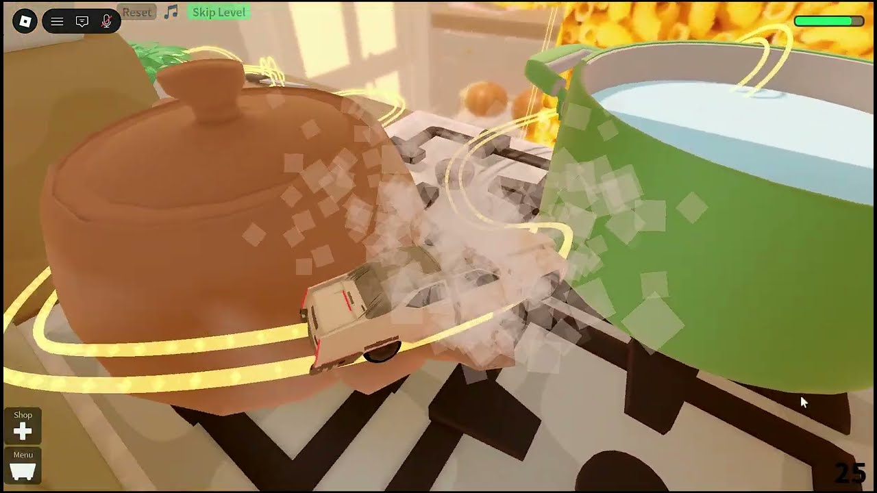 Messy Kitchen Room, How to Win the Molten Lava Cart, Create a Cart Ride!