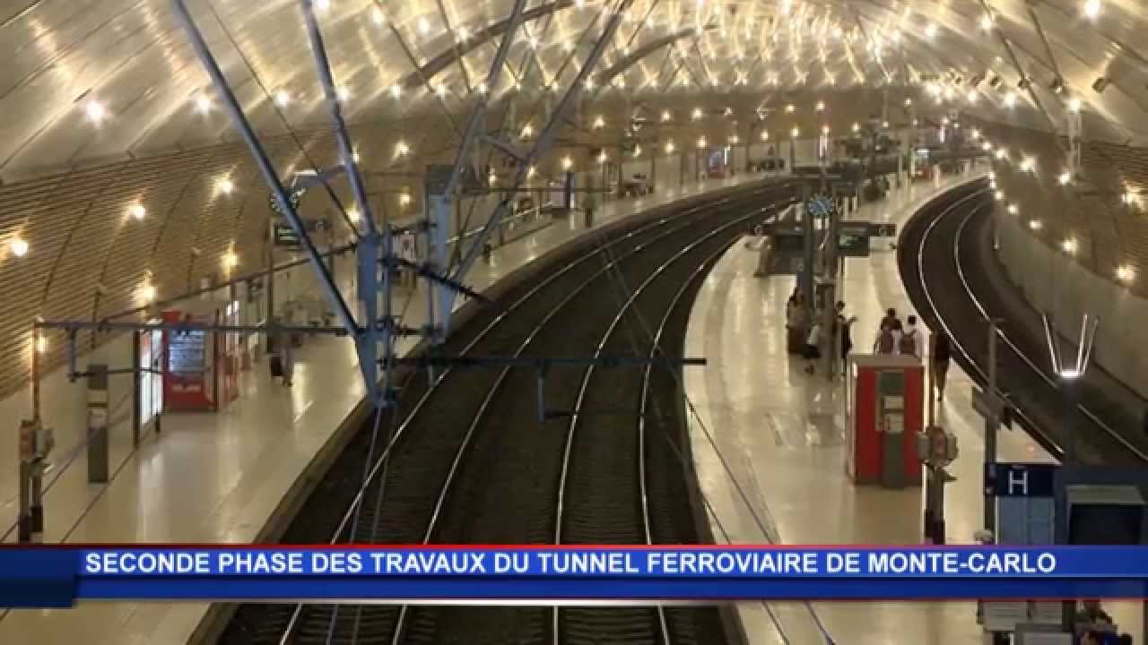 6 mois de travaux en gare de Monaco