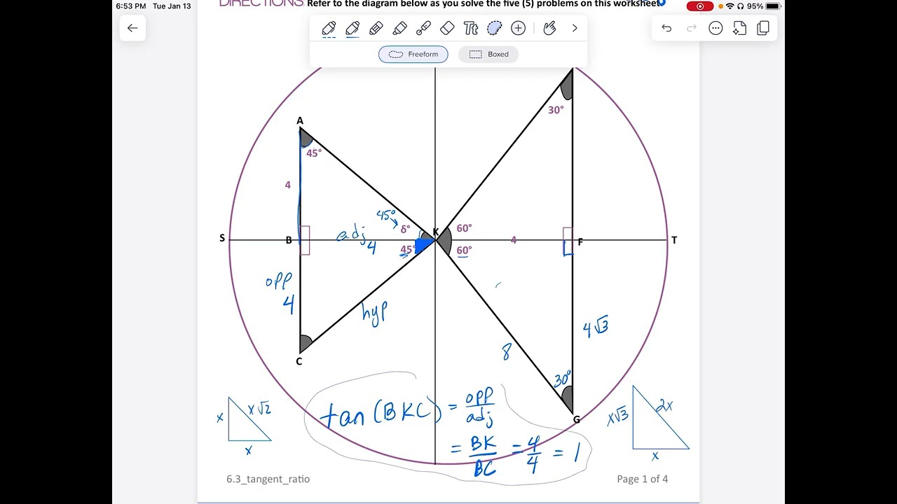 6 3 Video   Tangent Ratio