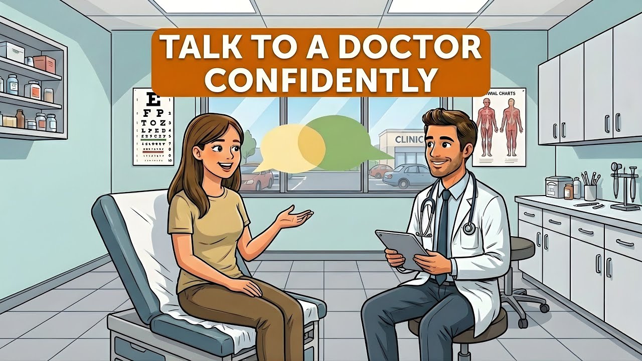 How to Talk to a Doctor in English (Real Life Medical Conversations)