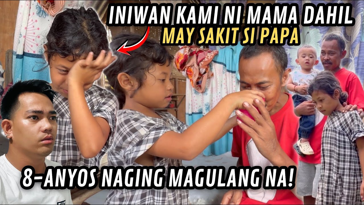 WALONG TAONG GULANG NAGING MAGULANG NA! INIWAN SILA NG INA DAHIL SA SAKIT NG KANILANG AMA