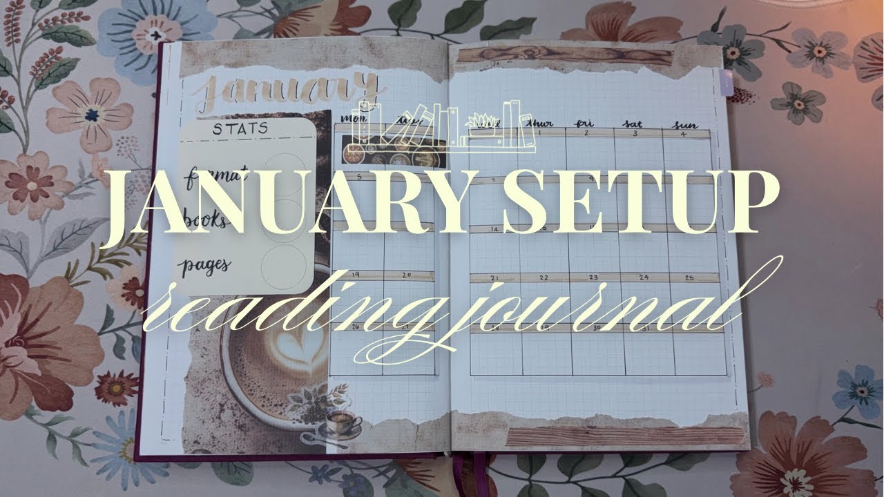 January 2026 Reading Journal Setup